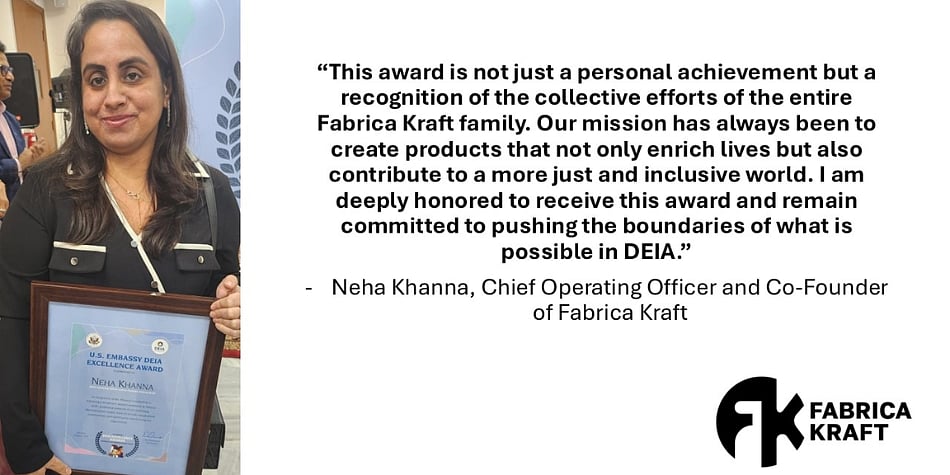 Neha Khanna On Building Fabrica Kraft: A Beacon Of Diversity, Sustainability, And Social Impact