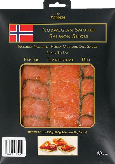 Foppen Smoked Norwegian Salmon Slices