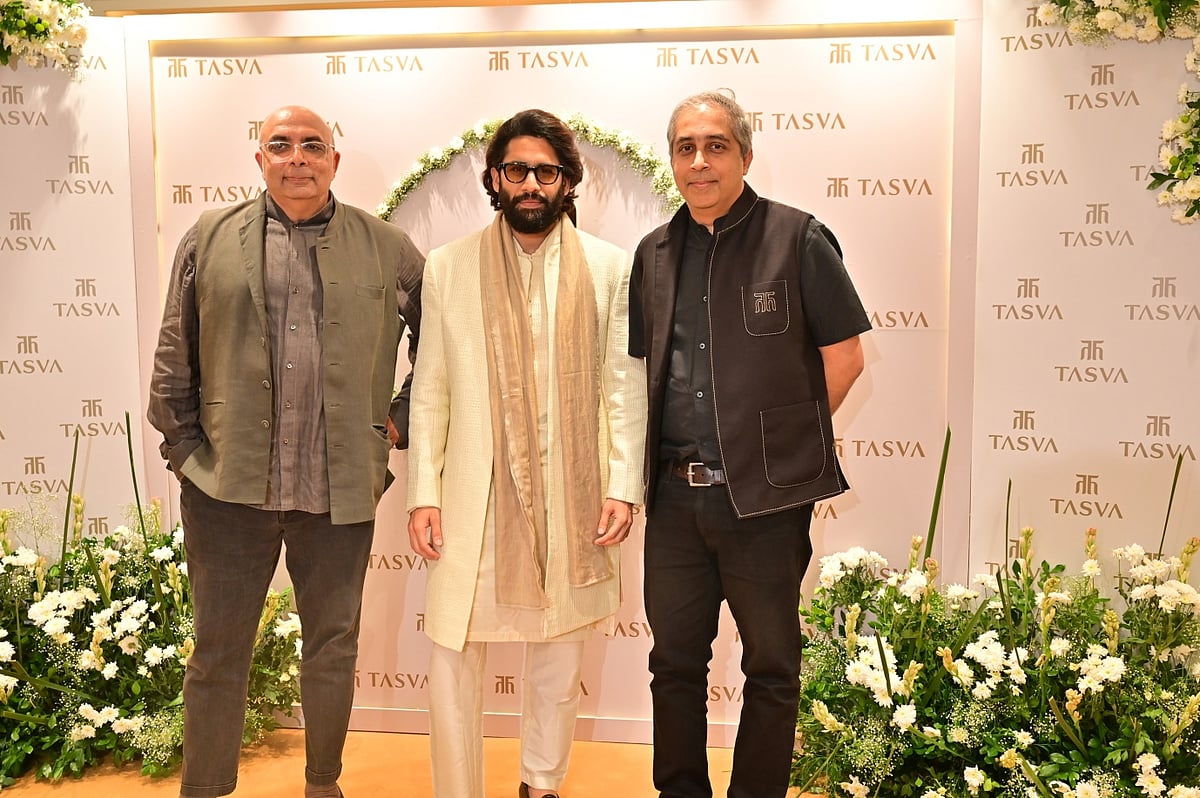 Tasva Unveils Its New Flagship Store In Hyderabad With A Grand Baraat, Led By Actor Naga Chaitanya