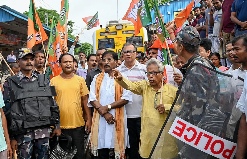 BJPs 12-hour general strike in Bengal