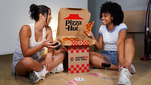 Pizza Hut Moving boc table