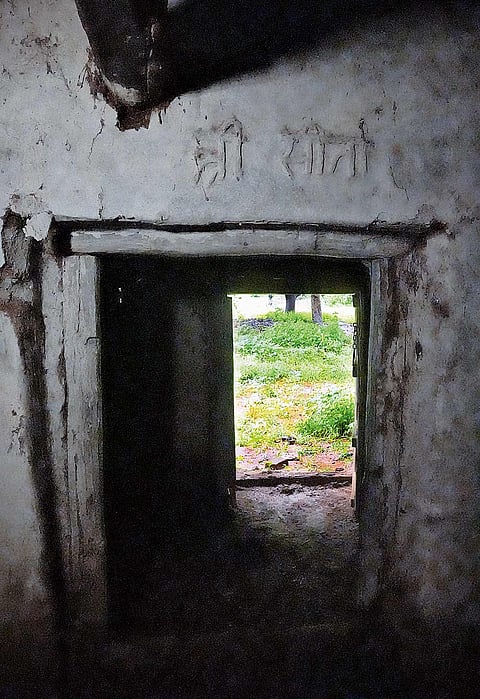 The inside view of the crime scene