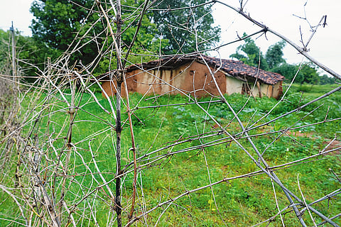 The Crime Scene: The secluded hut where the rapes allegedly took place