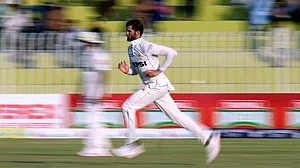 | Photo: AP/Anjum Naveed : Shaheen Shah Afridi.