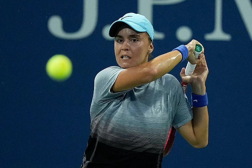 2024 US Open tennis championships Elina Svitolina vs Angelina Kalinina_2