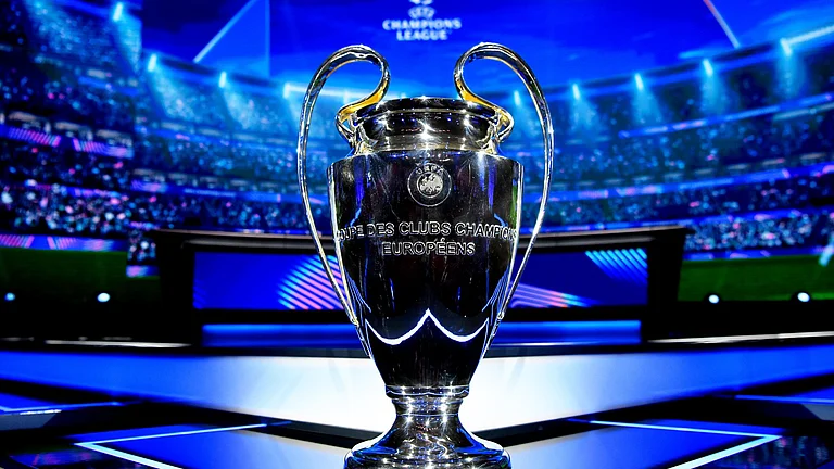 The Champions League trophy. - null