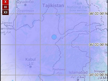 Earthquake today afghanistan