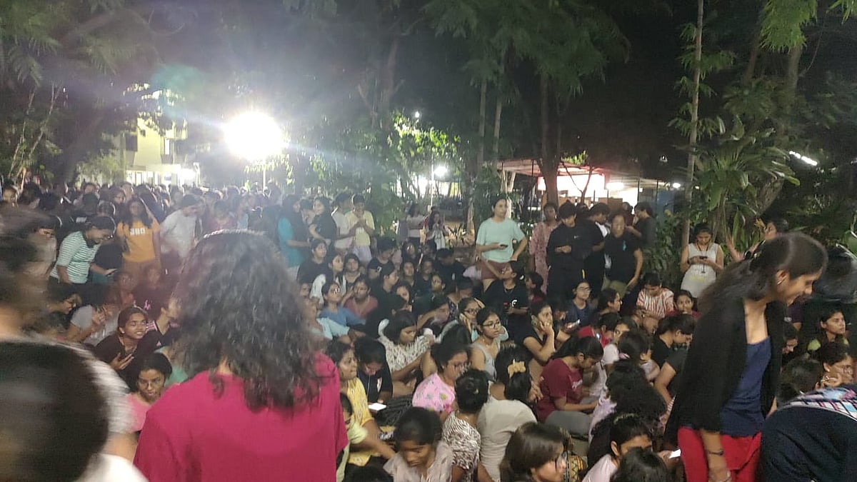Students of the hostel staged massive late-night protests following the incident | 