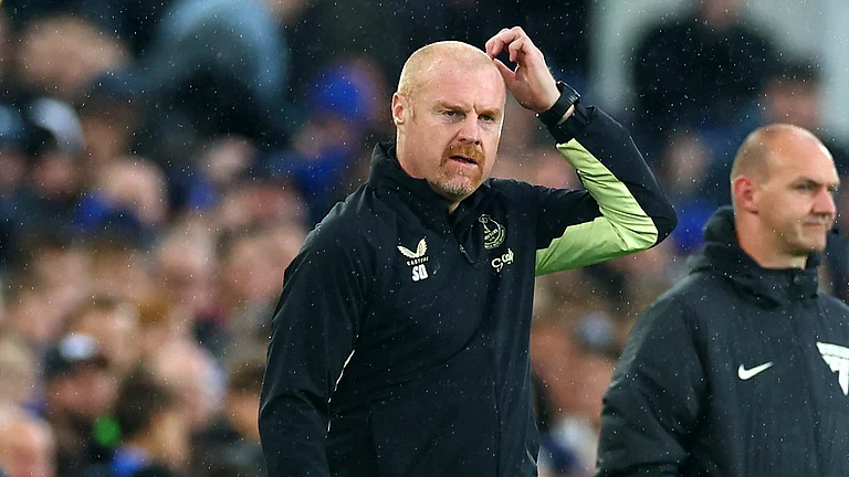 Sean Dyche has been left scratching his head this season - null