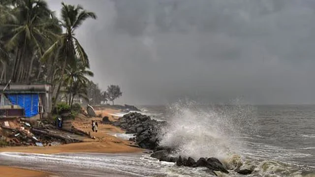 Cyclonic weather over the Arabian Sea