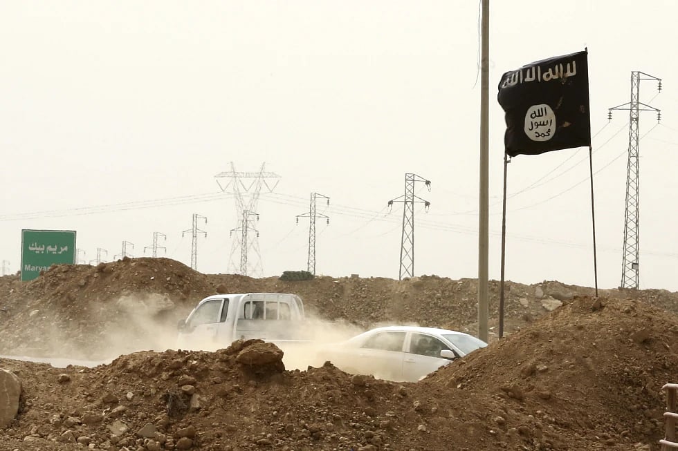 AP : ISIS flag in Iraq.(File photo-Representational image) |