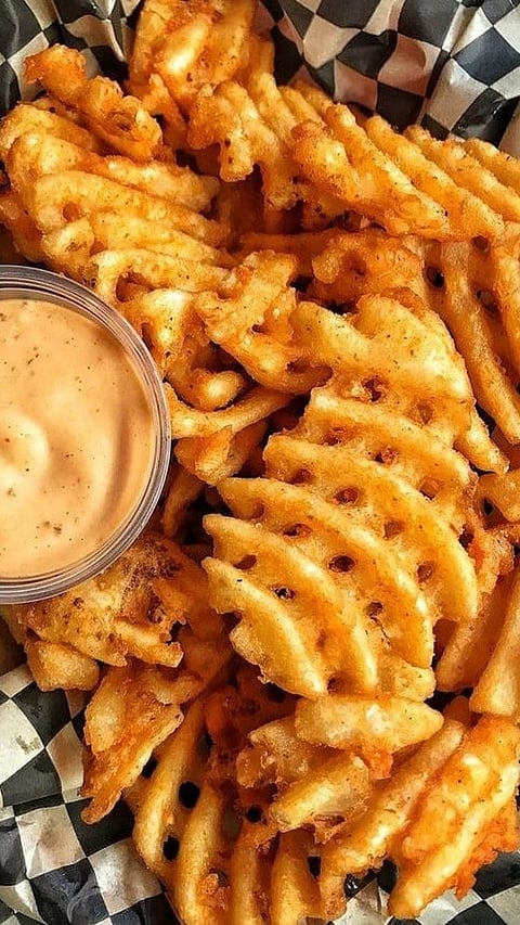 Waffle fries