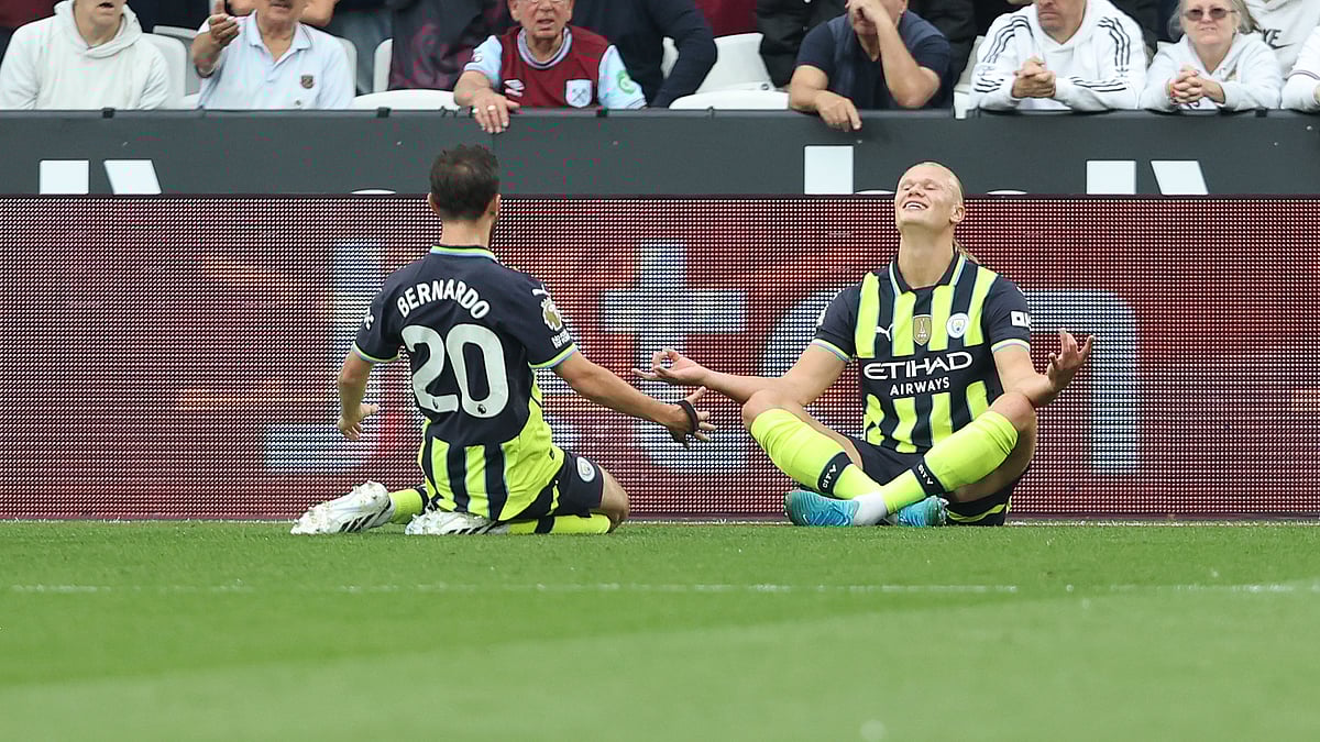 Erling Haaland scored another hat-trick as Manchester City beat West Ham
