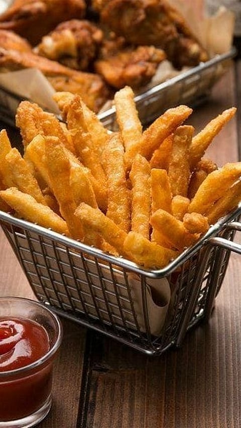Straight-cut fries