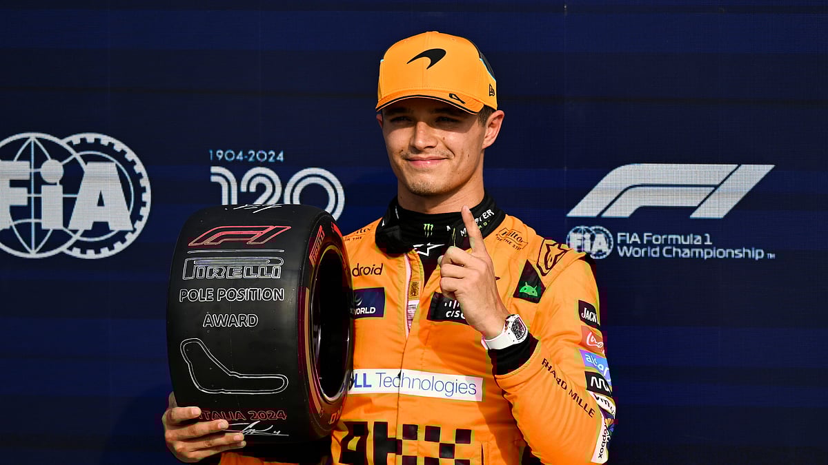 Lando Norris will start the Italian Grand Prix on pole.