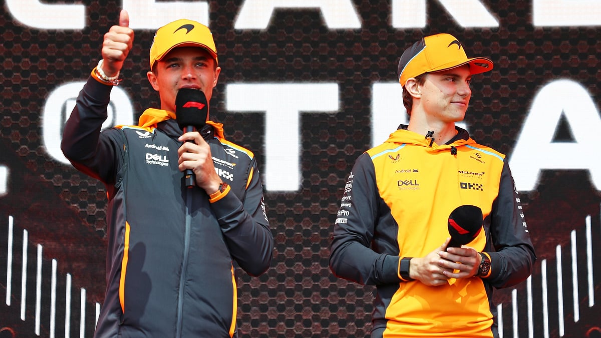 McLaren's Lando Norris and Oscar Piastri. - null