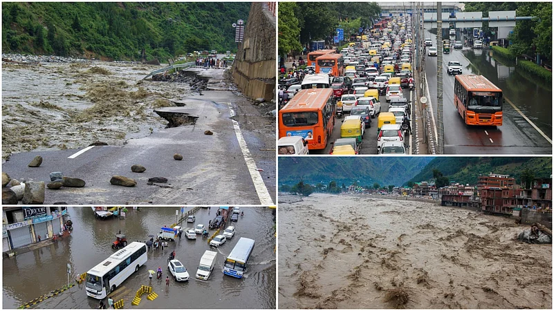 Monsoon fury across parts of northern India |