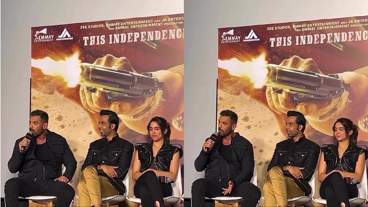 Instagram : John Abraham at the trailer launch of 'Vedaa'