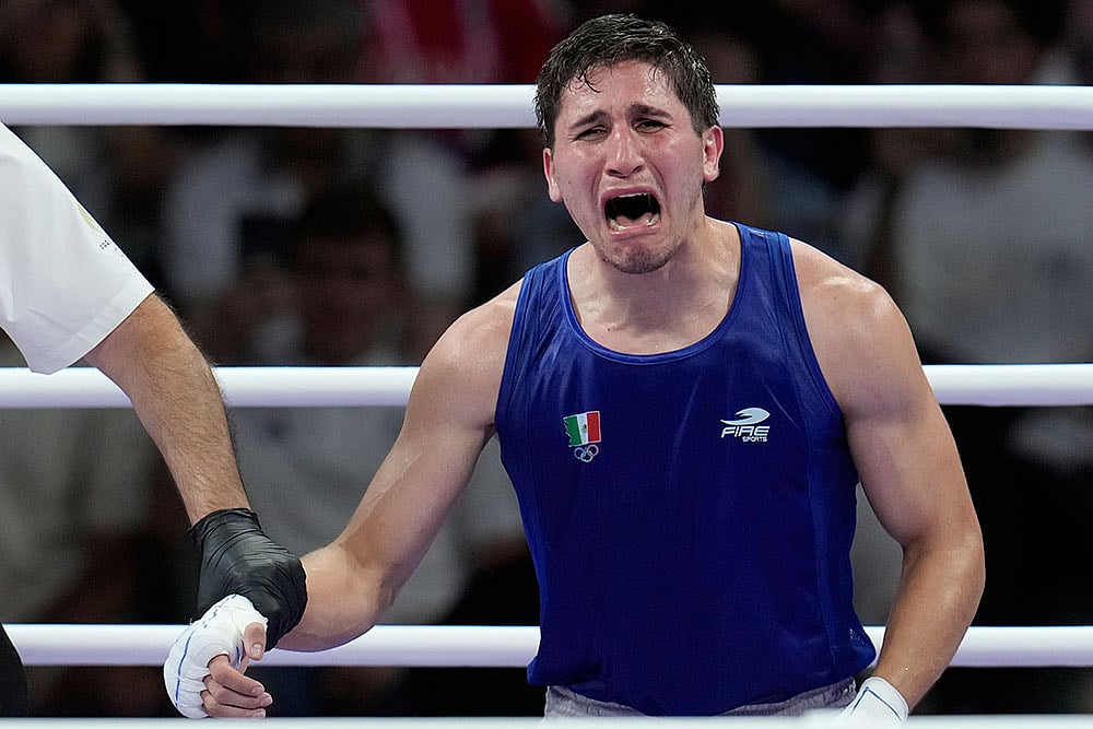 Photo: AP/Ariana Cubillos : 2024 Summer Olympics: Boxing