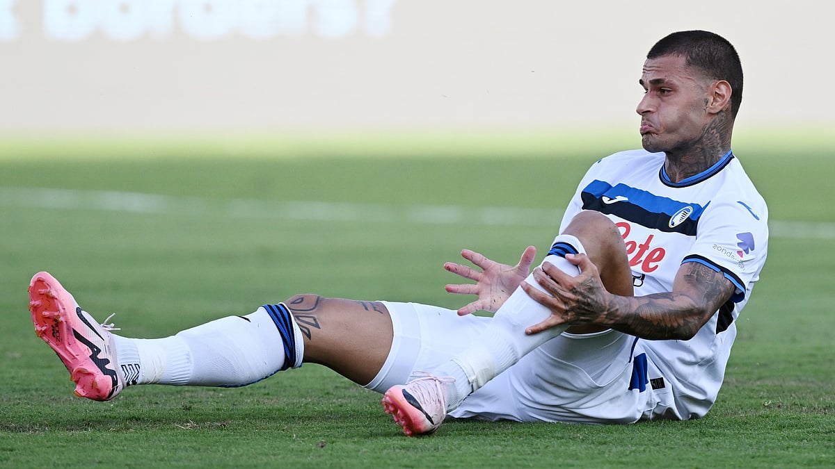 Gianluca Scamacca was withdrawn with a knee injury during Sunday's friendly