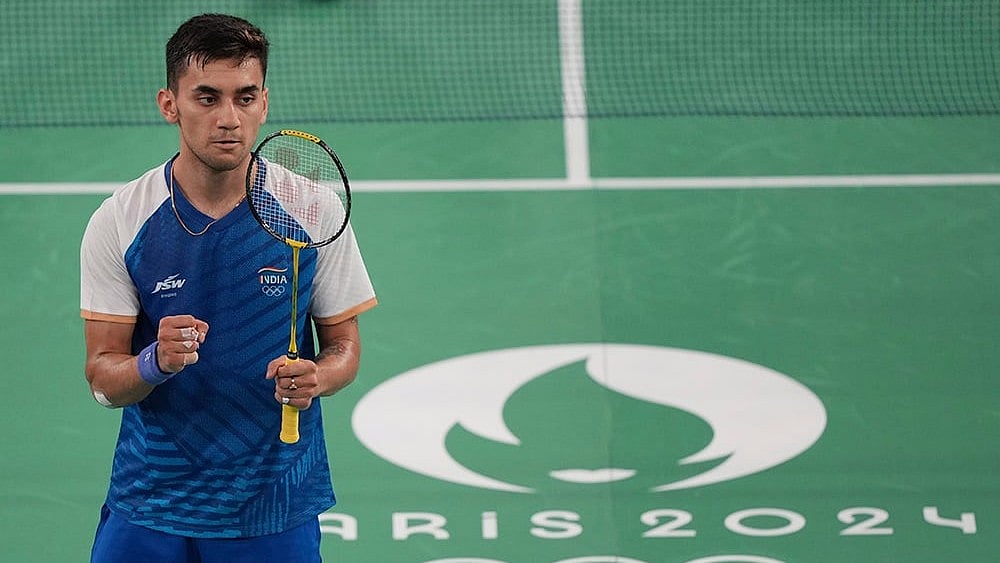 2024 Paris Summer Olympics Badminton_Lakshya Sen vs Jonatan Christie_1