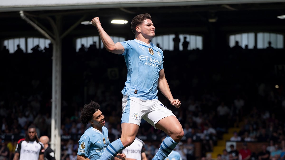 Manchester City striker, Julian Alvarez - null