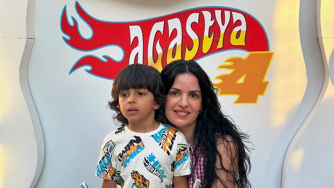 Natasa Stankovic with Agastya