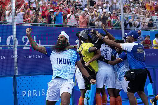 IND VS GB, Men's Hockey QFs Paris Olympics 2024: Clinical India Beat Great Britain In Shoot-Out To Enter Semifinals - In Pics