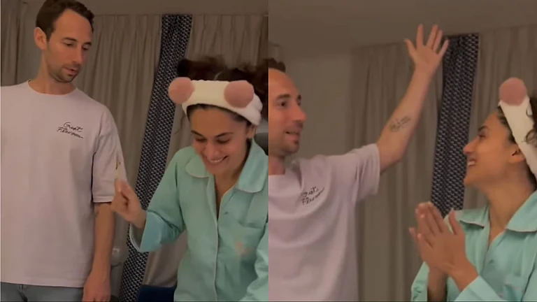 Taapsee Pannu with her husband Mathias Boe - Instagram
