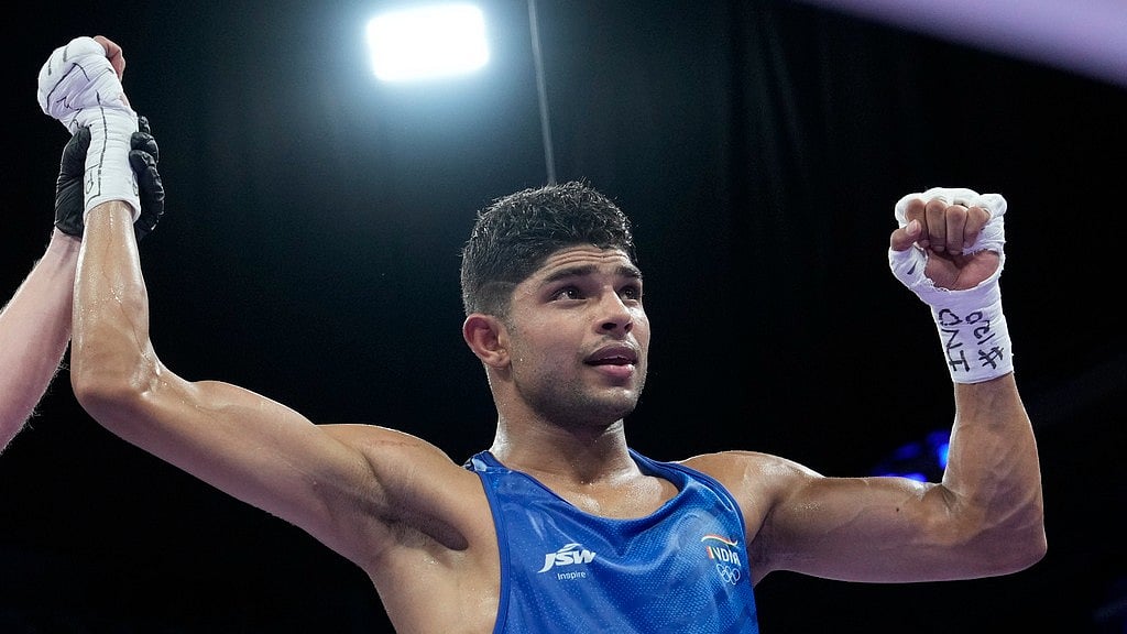 Nishant Dev, Boxing, Paris Olympics 2024, AP Photo