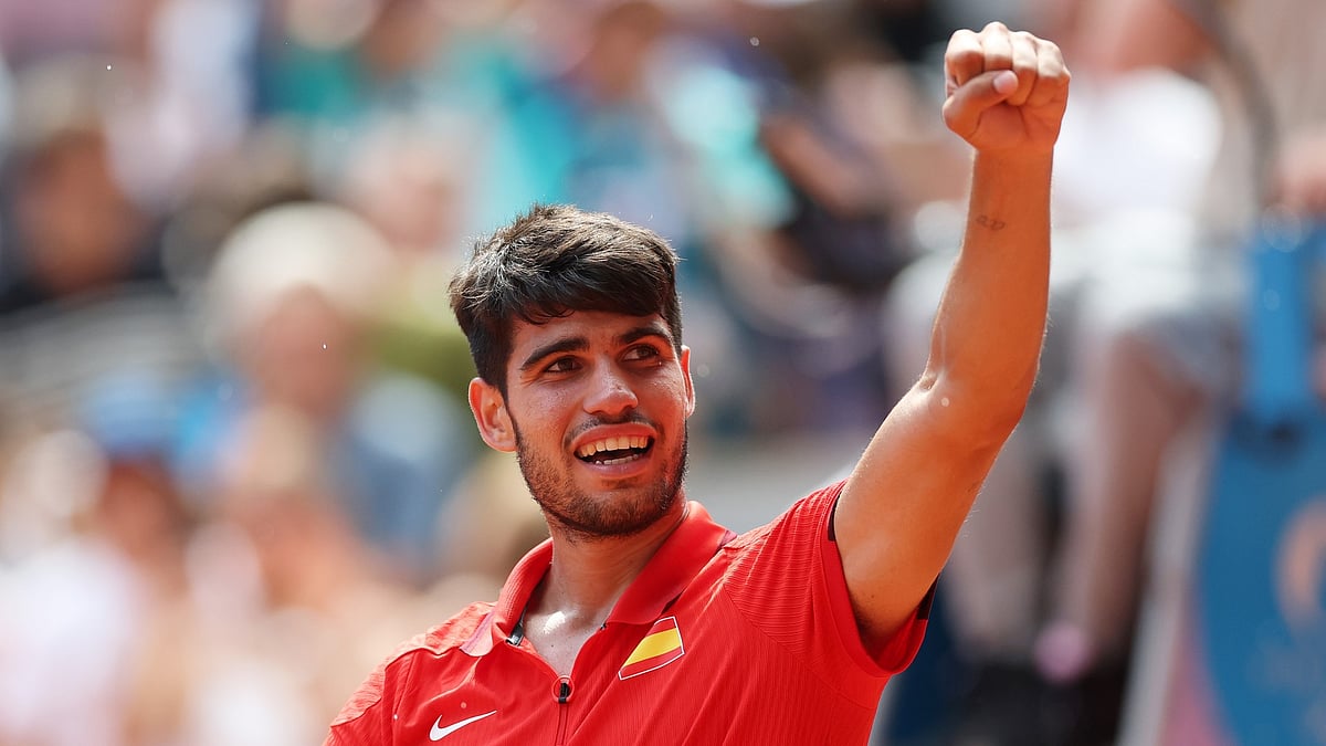 Team Spain's Carlos Alcaraz - null