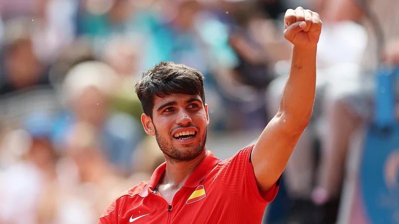 Carlos Alcaraz at Paris 2024