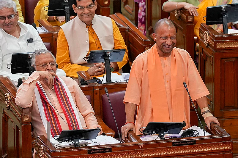 UP CM Yogi Adityanath during Assembly Monsoon session