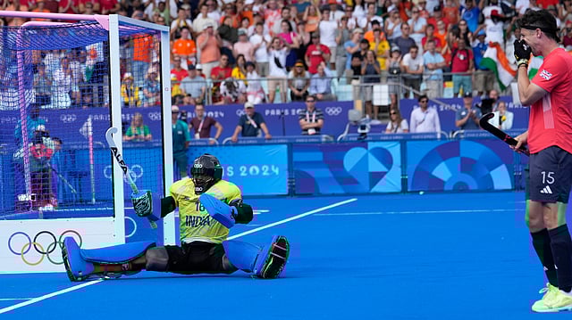 India Vs Great Britain, Quarter-Final: PR Sreejesh's Incredible Save, Priceless Celebration At Paris Olympics Sends Internet Into Frenzy - Watch