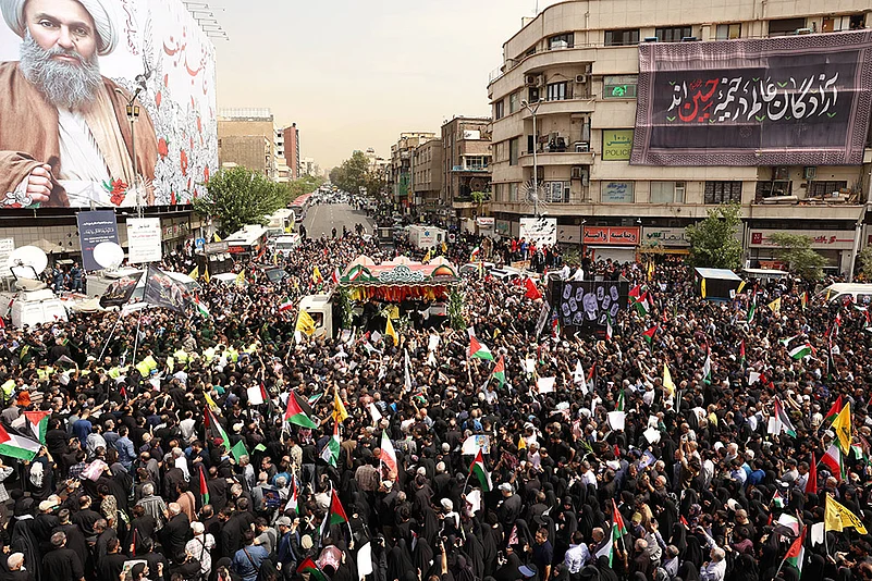 Funeral procession of Hamas leader Ismail Haniyeh in Tehran