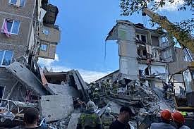 Russia apartment collapse