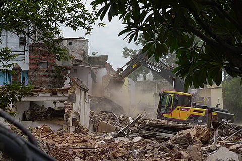 Demolition drive in Delhi