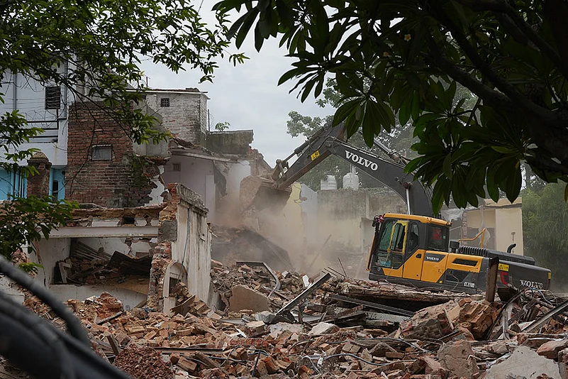Demolition drive at Khyber Pass area