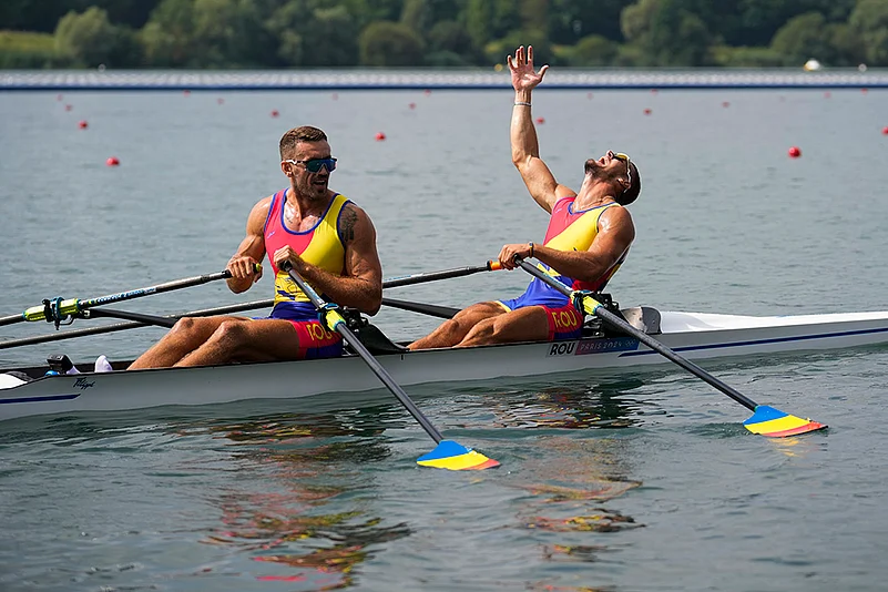 Rowing At Paris Olympics 2024_Mens double sculls final_6