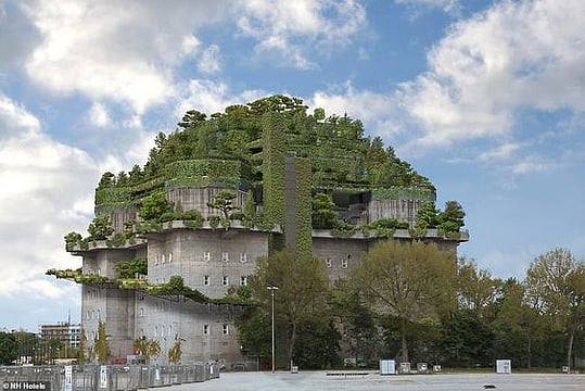 From Nazi Bunker To Luxurious Hotel: This Five-Story Building In Hamburg Got A New Look And Purpose 