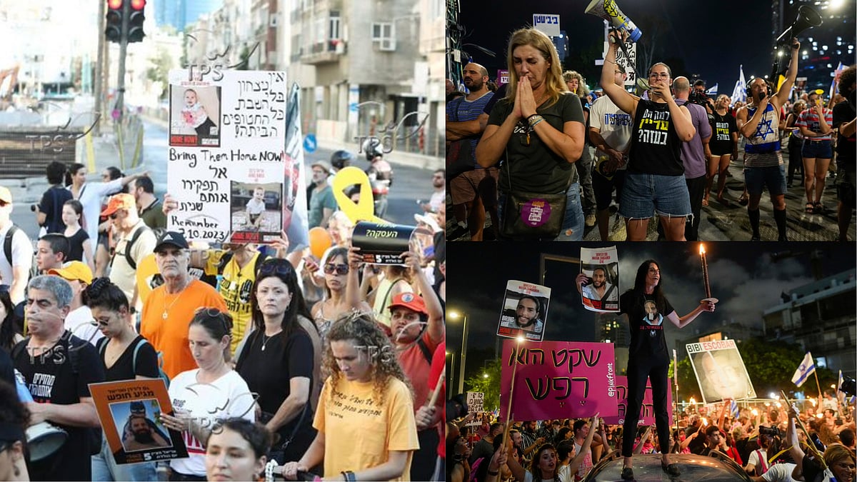 israel hamas war hostage deal protest 