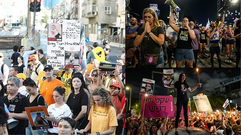 israel hamas war hostage deal protest