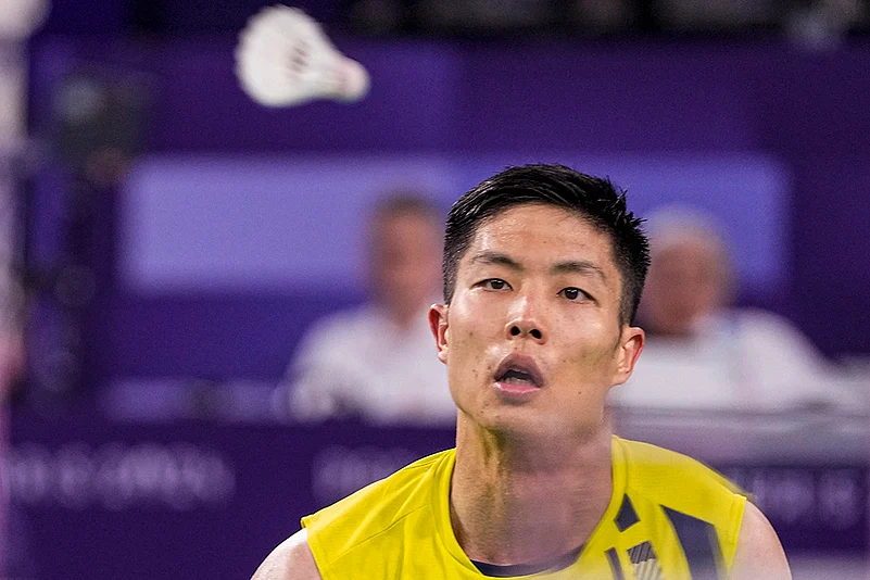 2024 Paris Summer Olympics Badminton Lakshya Sen vs Chou Tien Chen_5