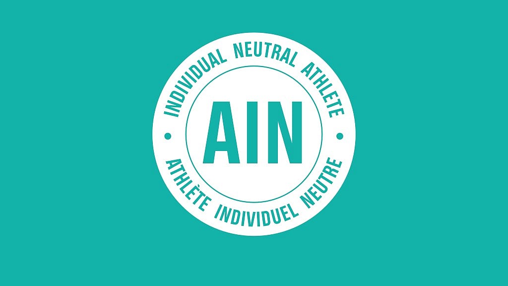 The final version of the AIN flag assigned by the IOC on 19 March 2024.