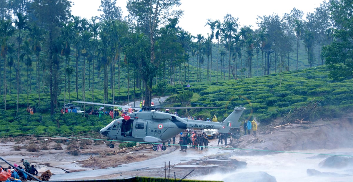 Rescue operation underway in landslide-hit Wayanad | - PTI