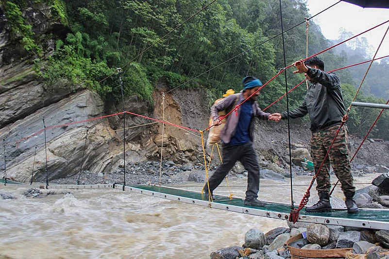 Aftermath of cloudburst in Uttarakhand
