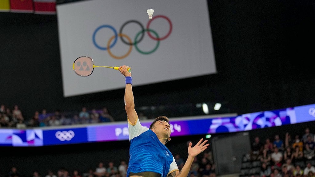 AP : Lakshya Sen at Paris Olympics.
