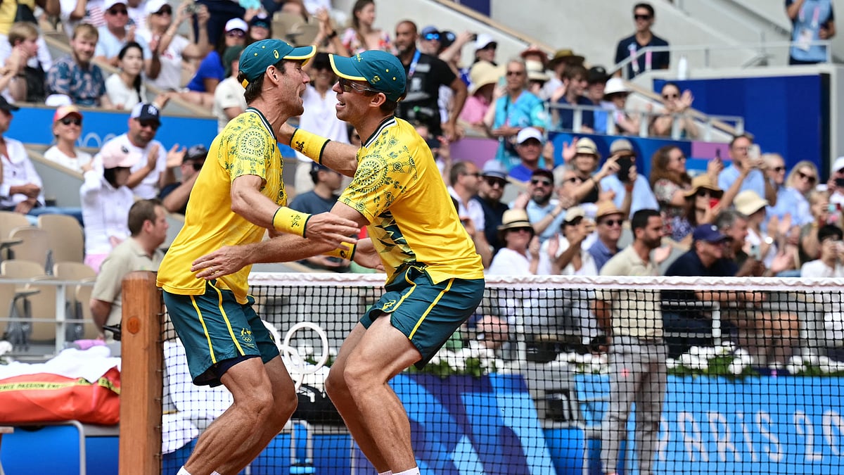 Matthew Ebden and John Peers won gold in the men's doubles at the Paris Olympics