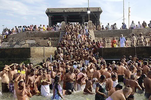 Aadi Amavasai in Kanniyakumari