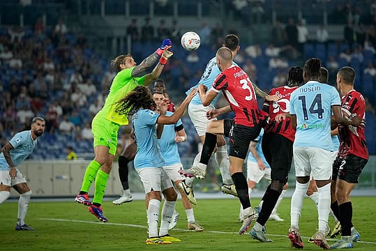 Serie A: AC Milan Play 2-2 Draw With Lazio; Rossoneri Winless After Three Games - In Pics